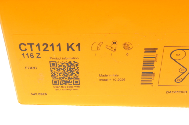 CONTINENTAL CT1211K1 Комплект ГРМ в наличии Тернополь