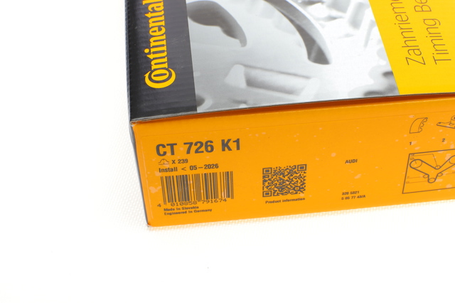 CONTINENTAL CT726K1 Комплект ГРМ в наличии Полтава
