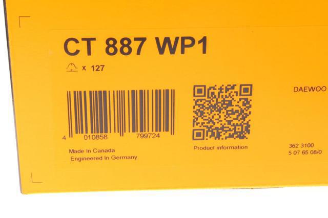 CONTINENTAL CT887WP1 Ремень ГРМ, комплект в наличии Ирпень