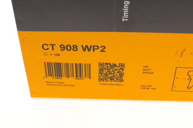 CONTINENTAL CT908WP2 Ремень ГРМ, комплект в наличии Сумы