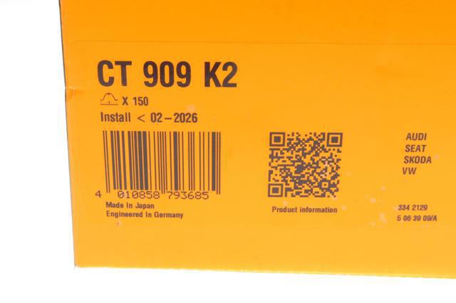 CT909K2 CONTINENTAL Комплект ГРМ купить в Чернигов