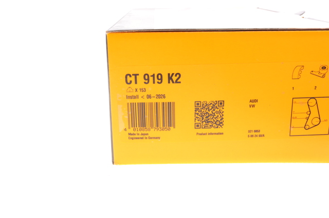CT919K2 CONTINENTAL Ремень ГРМ, комплект купить в Кривой Рог