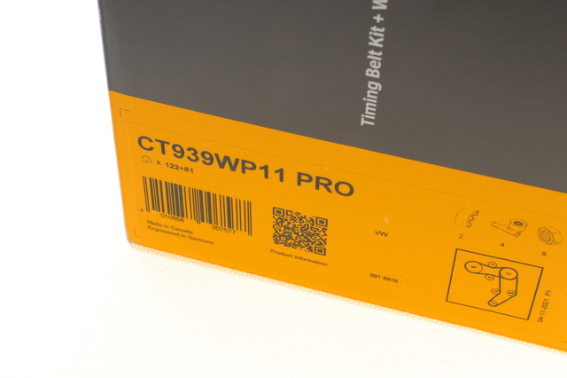 CONTINENTAL CT939WP11PRO Ремень ГРМ, комплект в наличии Николаев