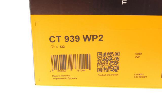 CONTINENTAL CT939WP2 Ремень ГРМ, комплект в наличии Винница