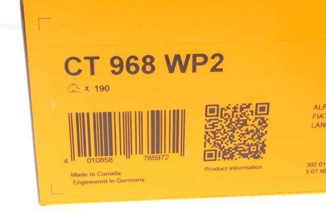 CT968WP2 CONTINENTAL Ремень ГРМ, комплект купить в Ровно