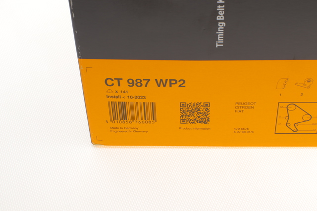 CONTINENTAL CT987WP2 Комплект ГРМ в наличии Днепр