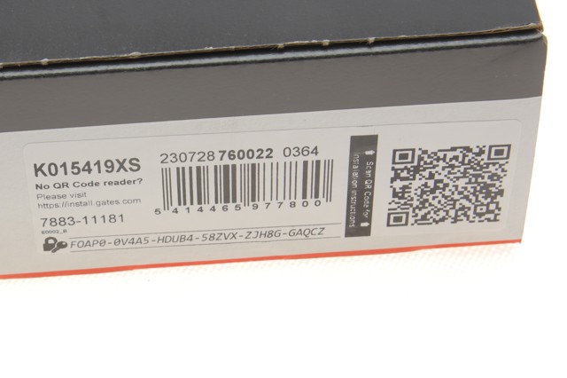 K015419XS Комплект ГРМ купить Львов