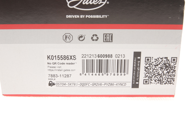 K015586XS GATES Комплект ГРМ купить в Черкассы