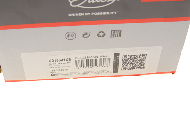 K015641XS GATES Ремень ГРМ, комплект купить в Днепр