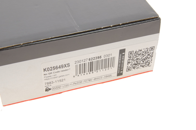 GATES K025649XS Ремень ГРМ, комплект в наличии Полтава