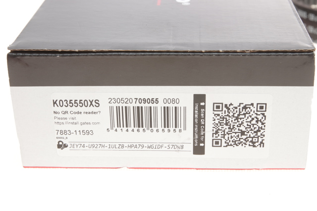 K035550XS GATES Ремень ГРМ, комплект купить в Житомир