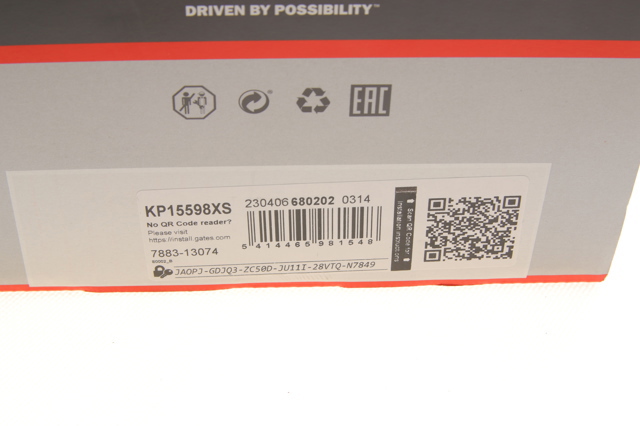 GATES KP15598XS Ремень ГРМ, комплект в наличии Чернигов