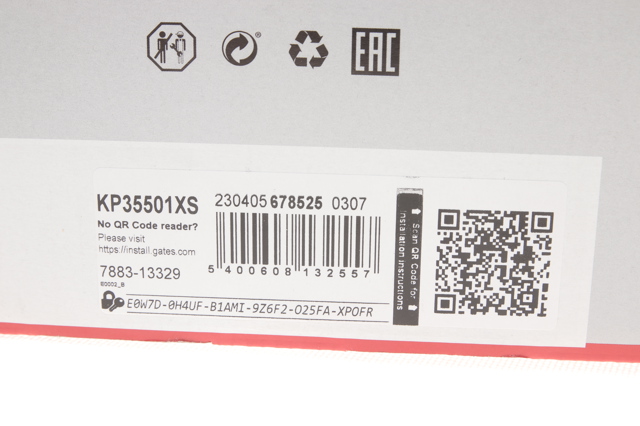 GATES KP35501XS Комплект ГРМ в наличии Винница