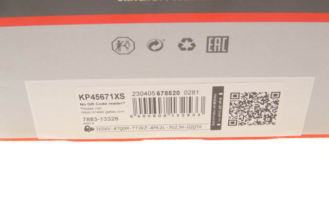 GATES KP45671XS Комплект ГРМ в наличии Сумы