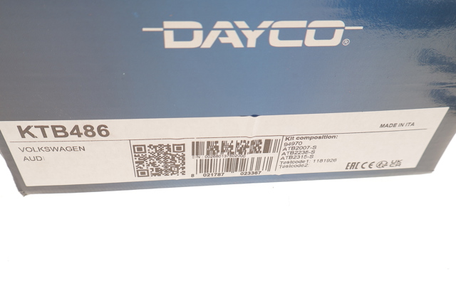 DAYCO KTB486 Комплект ГРМ в наличии Черновцы