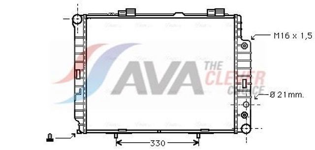 MSA2283 AVA Радиатор охлаждения двигателя купить в Житомир