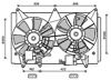 Диффузор радиатора охлаждения в сборе с крыльчаткой MZ7547 AVA