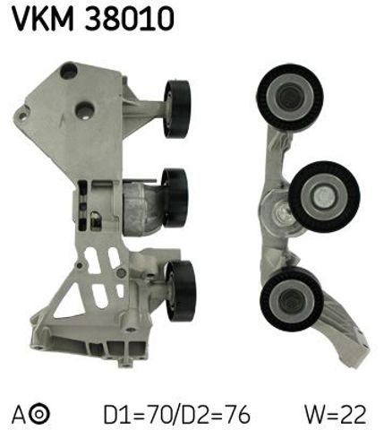 SKF VKM38010 Натяжитель приводного ремня в наличии Украина