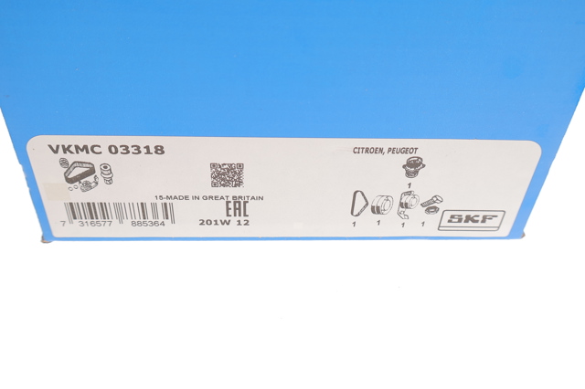 SKF VKMC03318 Ремень ГРМ, комплект в наличии Житомир