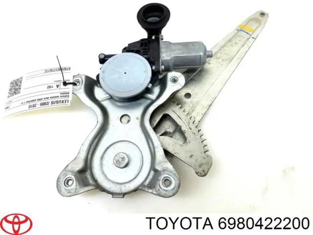 Механизм стеклоподъемника двери задней, левой 6980422200 TOYOTA