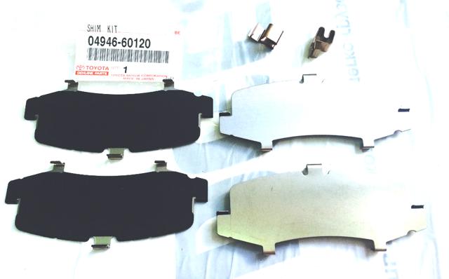 TOYOTA 0494660120 Пластина противоскрипная крепления тормозной колодки задней в наличии Кривой Рог