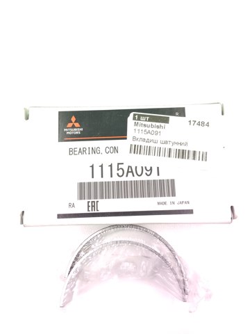 1115A091 Вкладыши коленвала шатунные, комплект, стандарт (STD) купить Киев