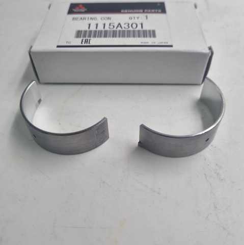 1115A301 MITSUBISHI Вкладыши коленвала шатунные, комплект, 2-й ремонт (+0,50) купить в Каменское