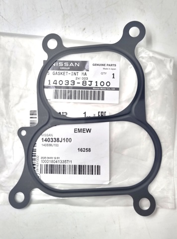NISSAN 140338J100 Прокладка впускного коллектора в наличии Каменское