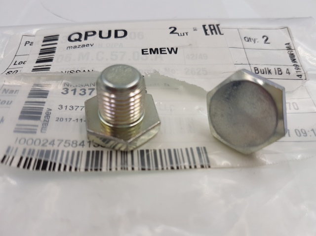 NISSAN 3137731X06 Пробка поддона АКПП в наличии Запорожье
