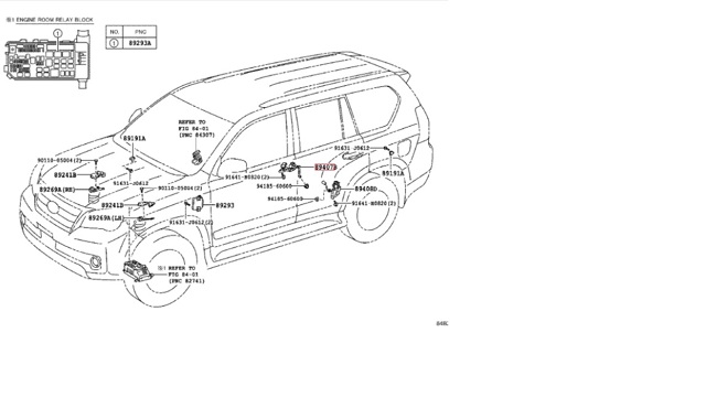 Датчик уровня положения кузова, задний правый 8940760040 TOYOTA