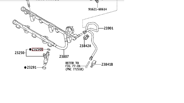TOYOTA 9030107033 Кольцо (шайба) форсунки инжектора посадочное в наличии Харьков