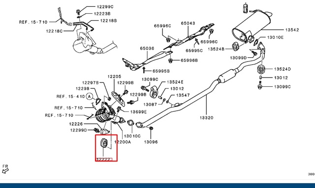 MITSUBISHI MB906124 Подушка глушителя в наличии Украина