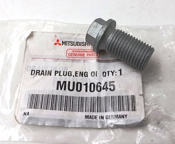 MU010645 MITSUBISHI Пробка поддона двигателя купить в Ровно