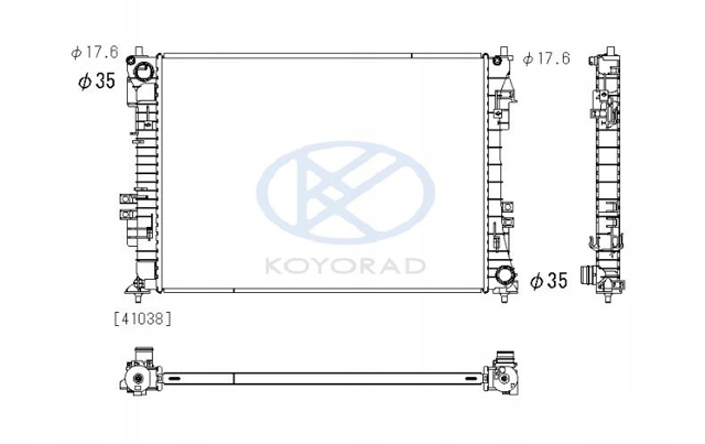 HYUNDAI 25310CW700 Радиатор охлаждения двигателя в наличии Запорожье