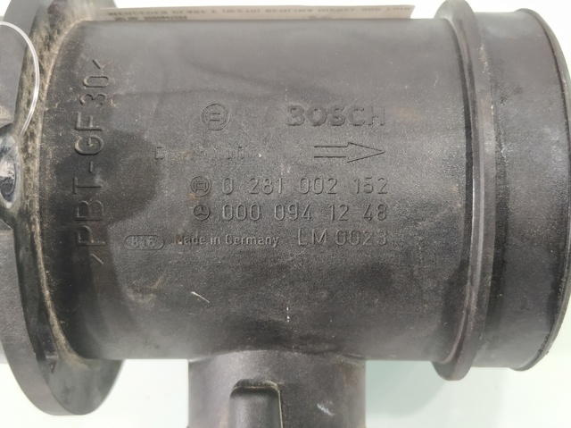 MERCEDES 0000941248 Датчик потока (расхода) воздуха, расходомер M.A.F. - (Mass Airflow) в наличии Полтава