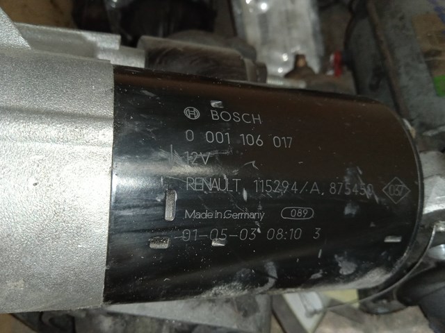 Motor de arranque para Renault Laguna I 1.8 16v (b563, b564) f4p760 0001106017