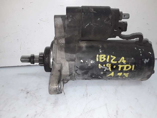 Motor de arranque para o assento ibiza ii (6k1) (1996-2002) 1.9 d 1y 0001110076