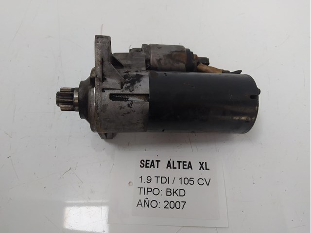 Motor arranque para seat altea (5p1) (2010-2011) 1.9 tdi bls 0001123016