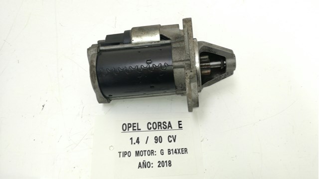 Motor de arranque para Opel Adam 1.4 B14XER 0001192081