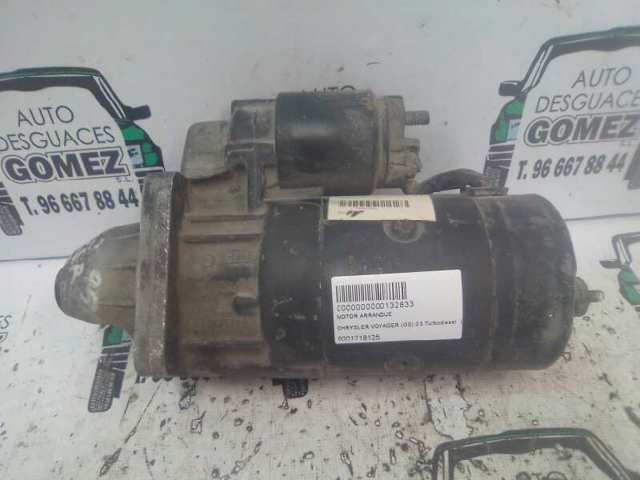 Motor de arranco 0001218125 CHRYSLER