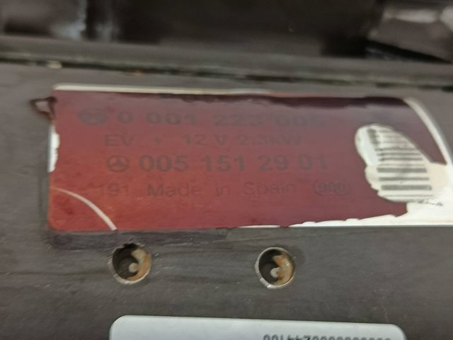 MERCEDES 0001223005 Стартер в наличии Запорожье