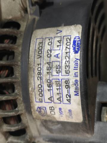 MERCEDES 0002801V003 Генератор в наличии Одесса