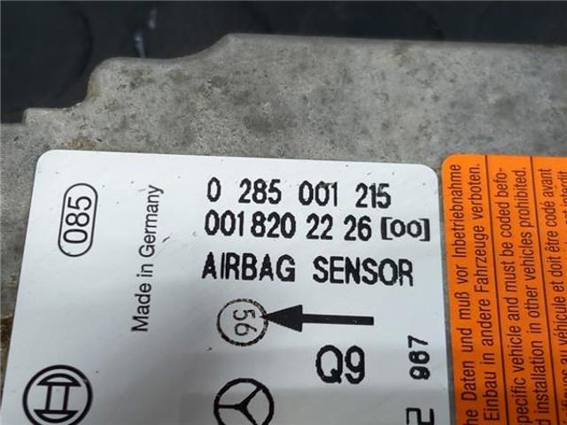 Módulo processador de controlo da bolsa de ar (Centralina eletrônica AIRBAG) 0018202226 Mercedes