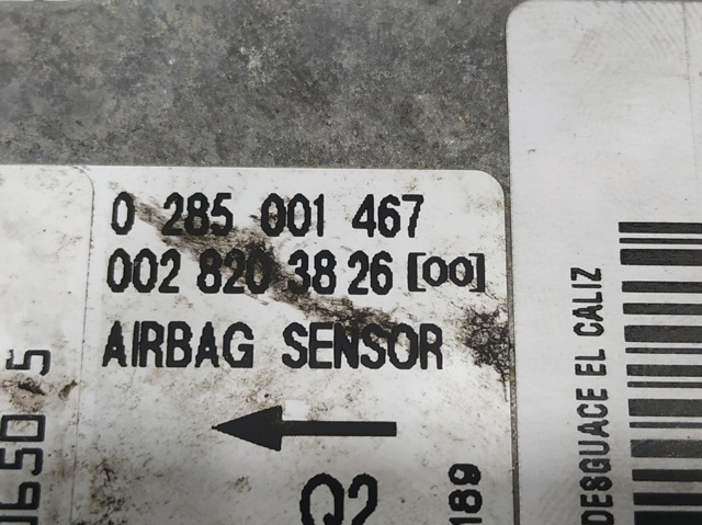 MERCEDES 0028203826 Модуль-процессор управления подушкой безопасности (ЭБУ AIRBAG) в наличии Черкассы