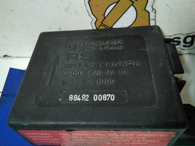 0038200710 MERCEDES Модуль-процессор управления подушкой безопасности (ЭБУ AIRBAG) купить в Полтава