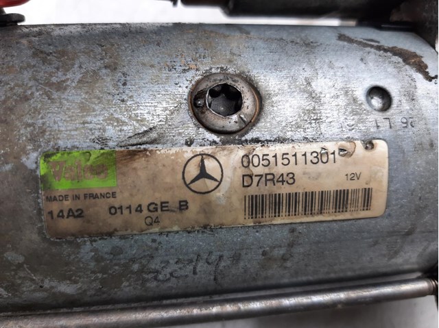 Motor de arranque para Mercedes-Benz Sprinter 3.5-T Van 313 CDI (906.631, 906.633, 906.635, 906.637) 611981 0051511301