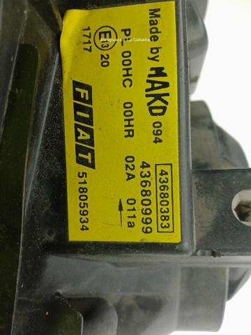 0051805934 FIAT Правая фара купить в Львов