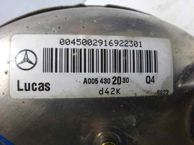 MERCEDES A0054301230 Усилитель тормозов (вакуумный) в наличии Ирпень