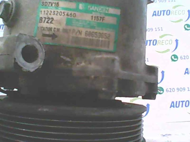 Compressor de ar condicionado para alfa romeo 147 1.6 16v t.spark (937.axa1a, 937.axb1a, 937.bxb1a) ar32104 0060653652