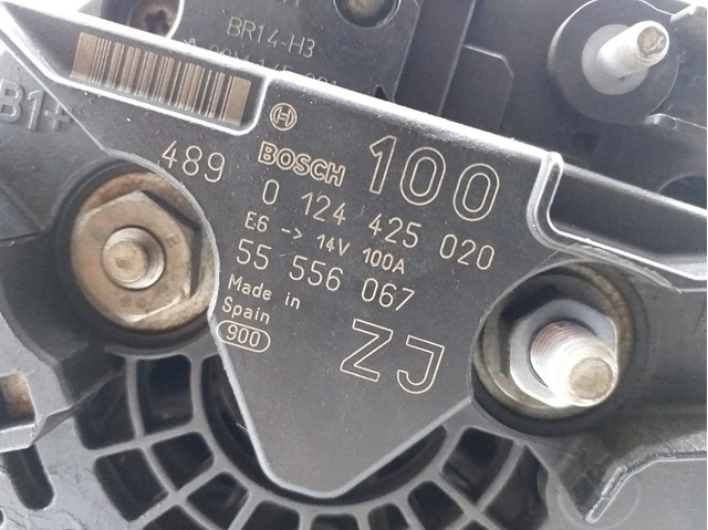 Alternador para Opel Astra H (A04) (2004-2010) 1.6 (L48) Z16XEP 0124425020